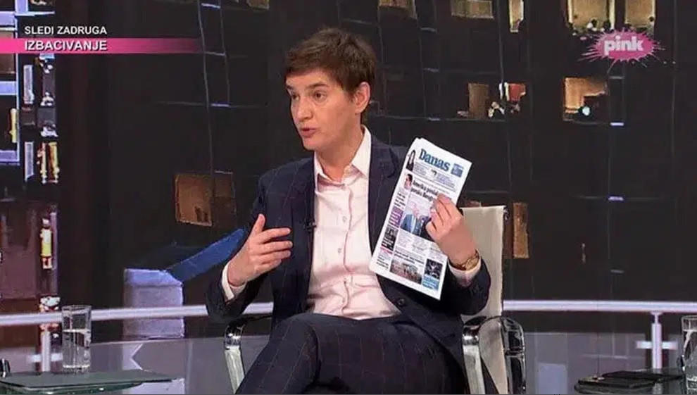 Foto: snimak ekrana TV Pink