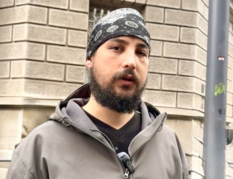 Novinar portala Revolt Ivan Bjelić (foto: Cenzolovka / Perica Gunjić)