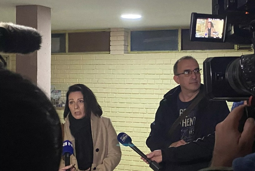 Ana Lalić Hegediš i Dinko Gruhonjić (foto: Insajder TV)