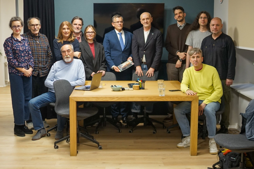 Predstavnici ANEM-a i Misije OEBS u Srbiji u poseti redakciji nedeljnika Radar (foto: ANEM / Veran Matić)