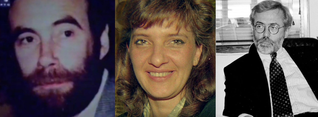 Milan Pantić, Dada Vujasinović i Slavko Ćuruvija - troje ubijenih novinara u poslednjih 35 godina (foto: ANEM kolaž/ YT snimak ekrana / dadavujasinovic.com / Slavko Ćuruvija Fondacija / Predrag Mitić)