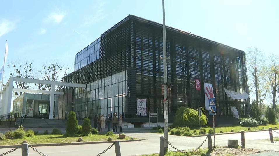 Zgrada rektorata novosadskog Univerziteta (foto: N1)